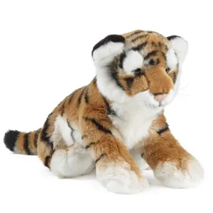 LIVING NATURE Tiger Sitting 31cm Plush Fantasy Replica Baroque Figure