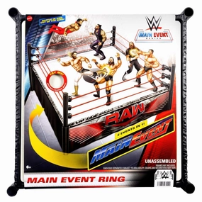WWE Superstar Main Event Ring Action Model Wood Carving