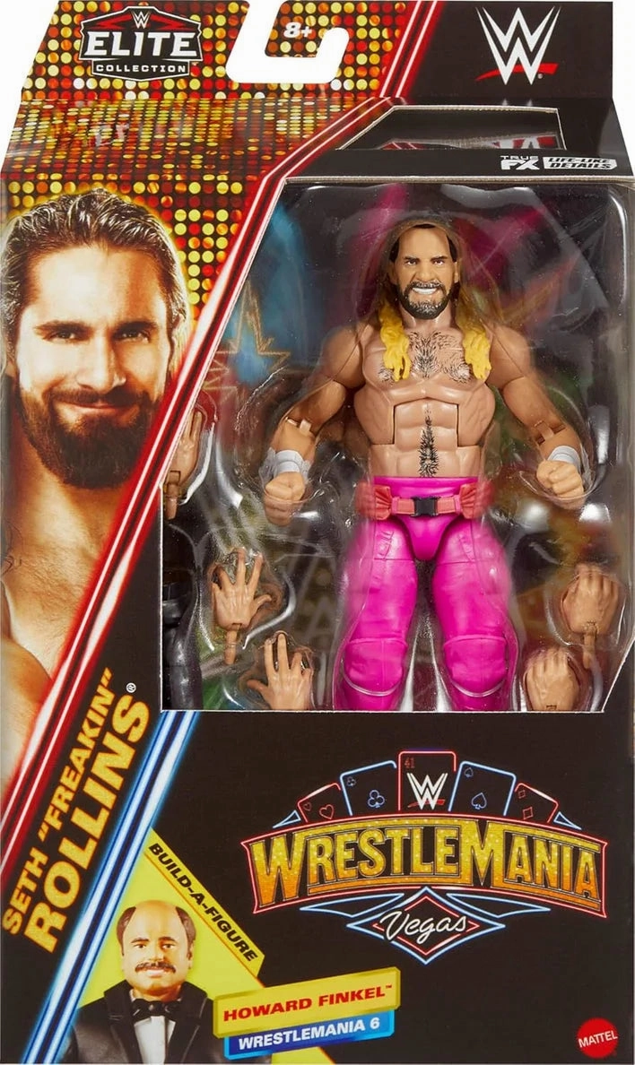 WWE WrestleMania Seth Rollins Action Figure Display Base Greek Statue