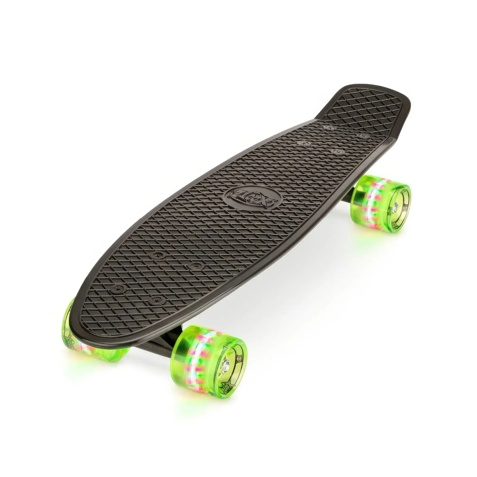 Cultural symbol Fairy tale XOOTZ 22-Inch Cruiser Skateboard with LED Wheels - Black