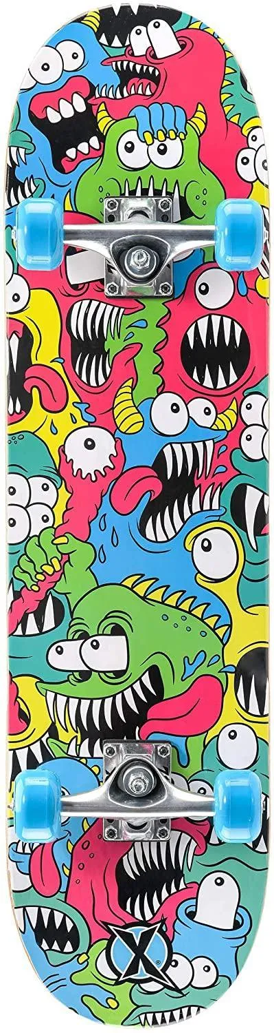 XOOTZ Double Kick Double Kick,  31-inch, Trick Skateboard Branded Product High Quality