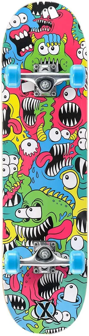 XOOTZ Double Kick Double Kick,  31-inch, Trick Skateboard Garden Ornament