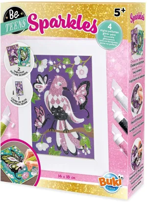 Buki France Be Teens Sparkles - Birds & Butterflies Valuable Collectible