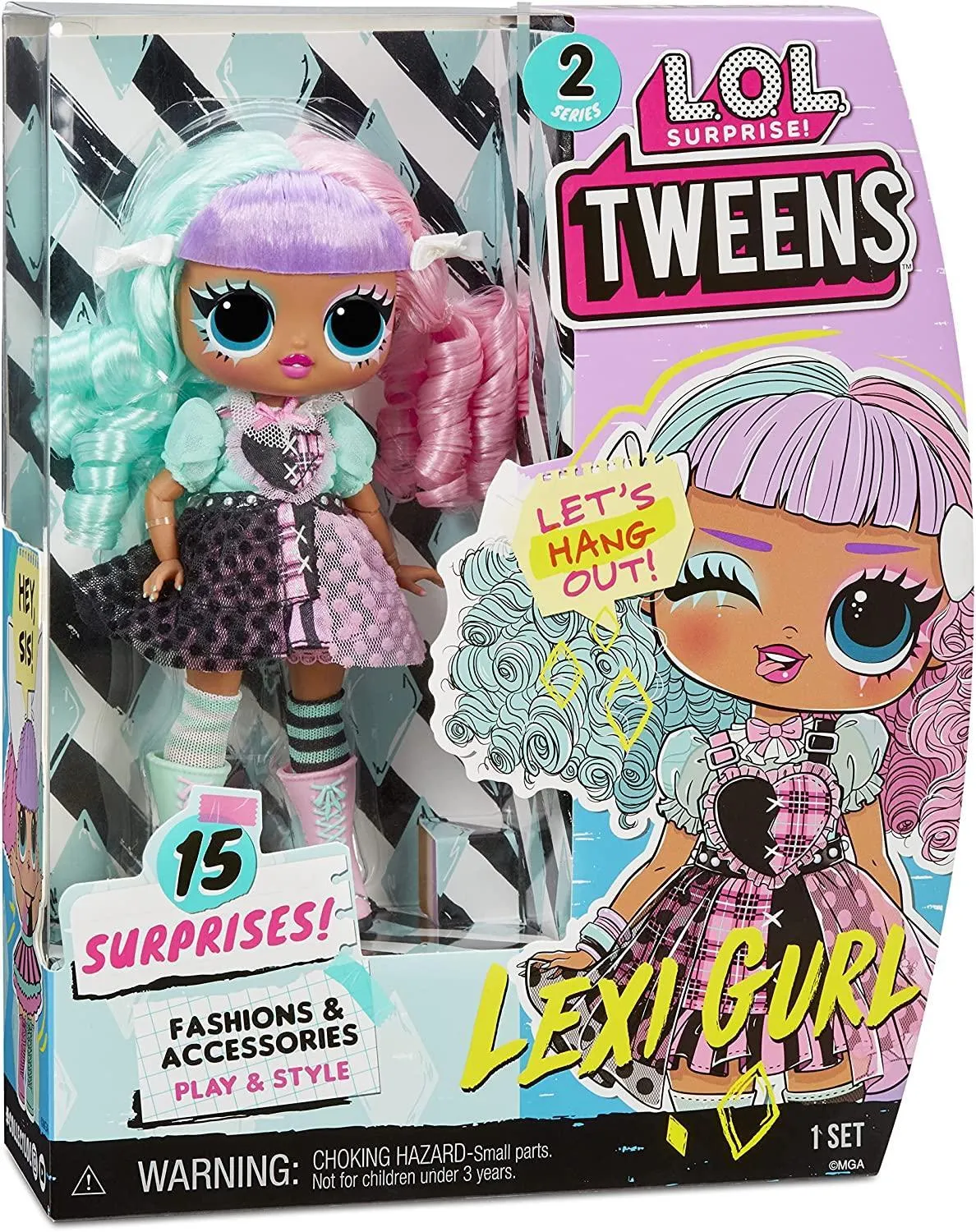 L.O.L. Surprise! Tweens Series 2 Lexi Gurl Fashion Doll Electronic Toy Flying Pose
