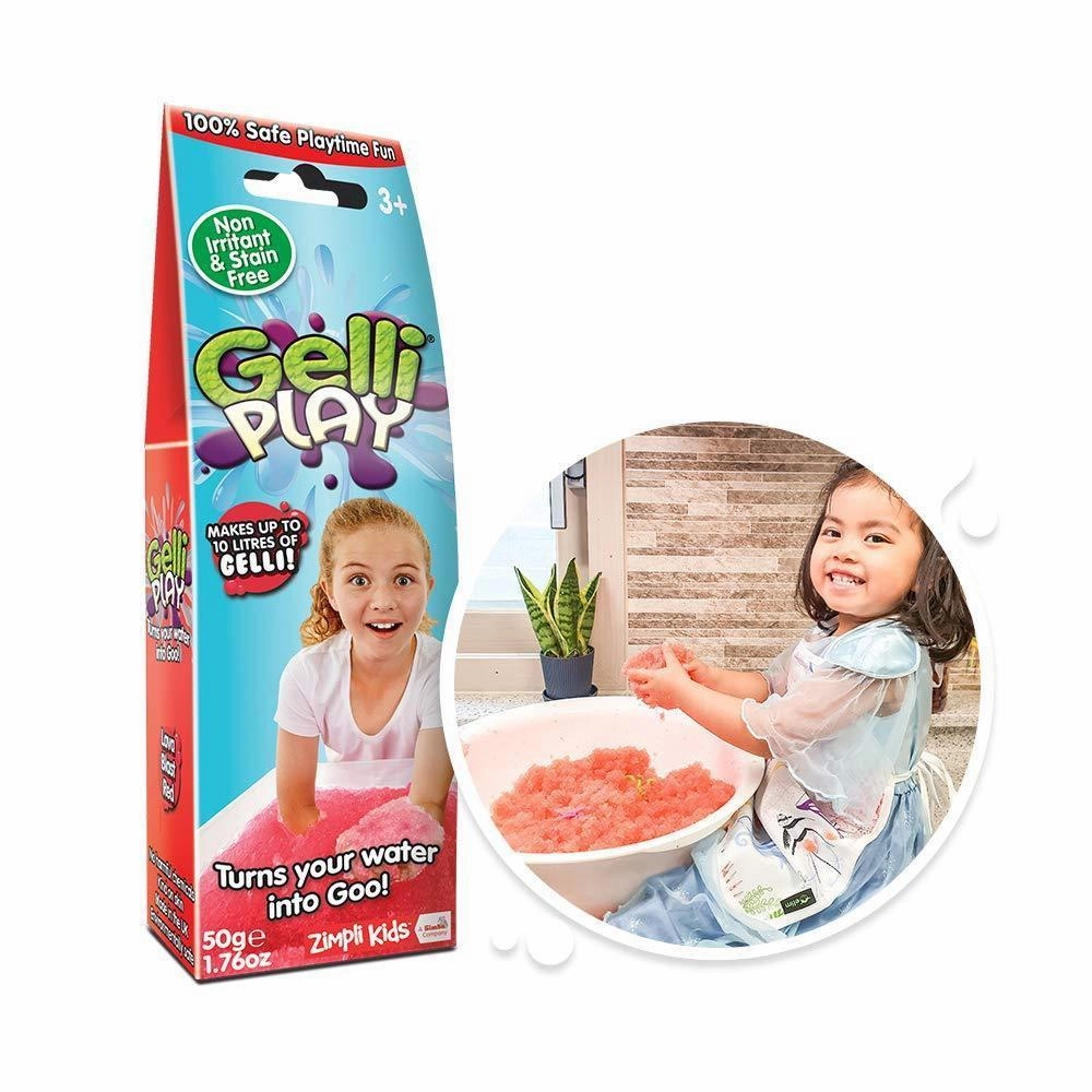 Detailed Figure Zimpli Kids Gelli Play Goo Pack 125g - Lava Blast Red