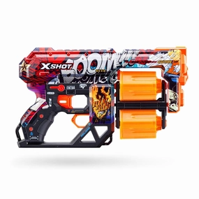 Independent Artist International Icon ZURU X-Shot Skins Dread Blaster with 12 Darts